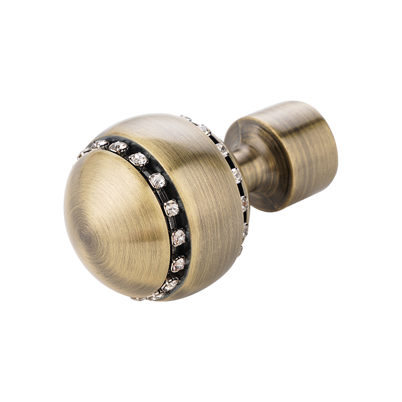 Finial tirai perekat berlian